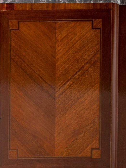 Cómoda com Gavetas Bronze Napoleão III, Tampo Mármore, Século XIX