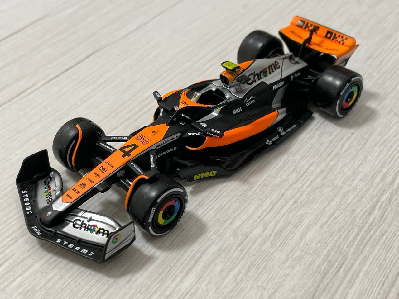 Моделі Bburago F1 McLaren MCL60 2023 (#4, #81)