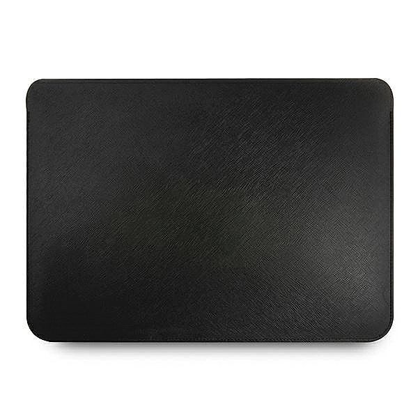 Pokrowiec Guess Saffiano Script na laptopa 13'' - czarny