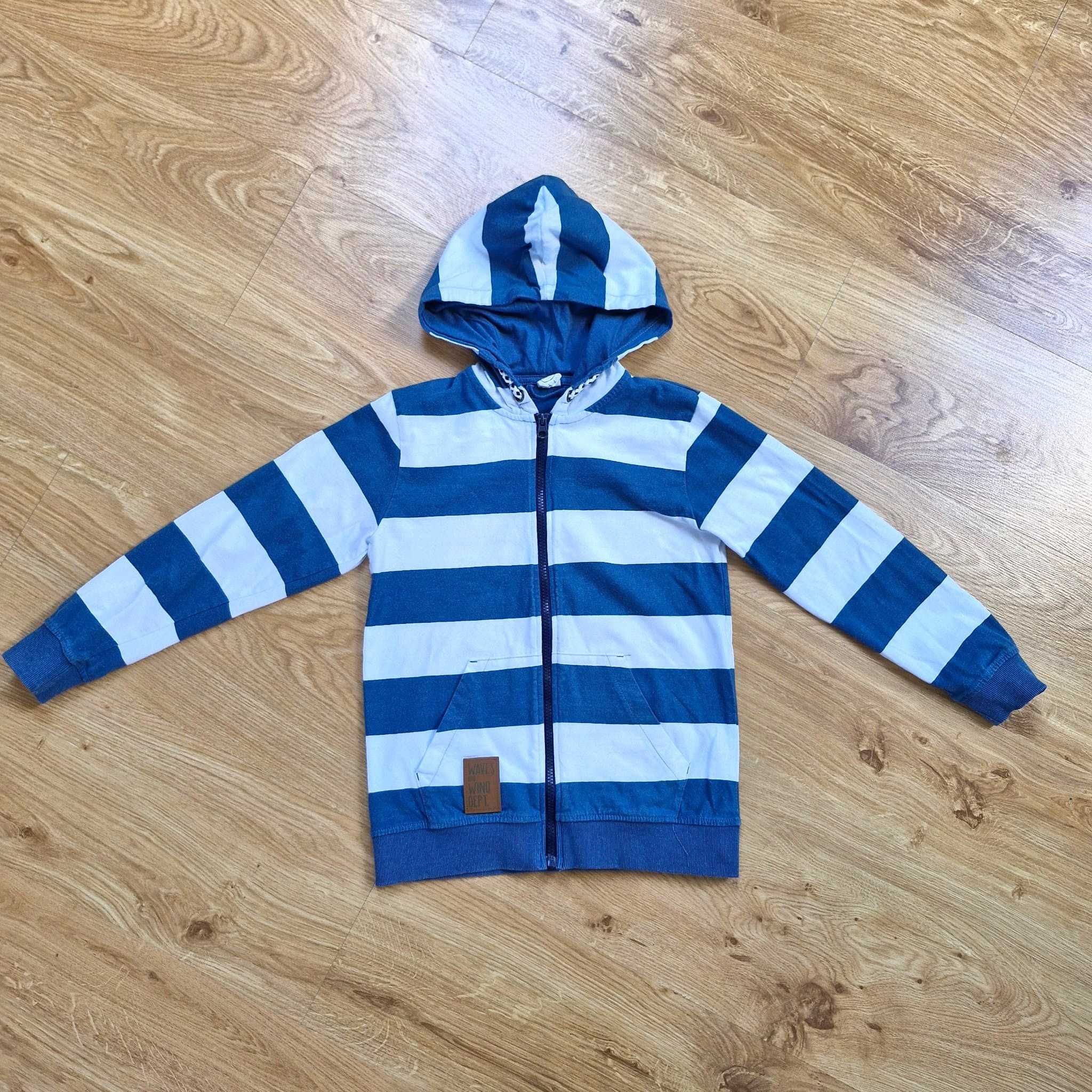 bluza morska żeglarska smyk na 9 latka + kosmetyk GRATIS