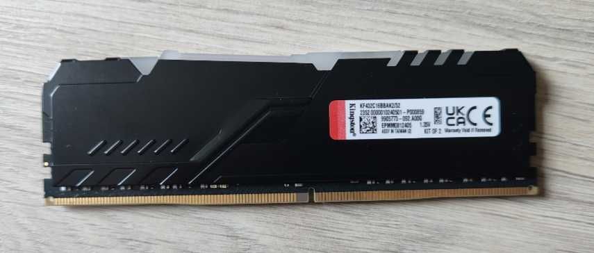 Pamięć RAM RGB DDR4 Kingston FURY BEAST 16GB 3200MHz