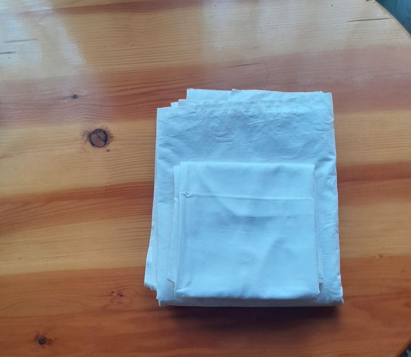 Підковдра та наволочка. Біле.