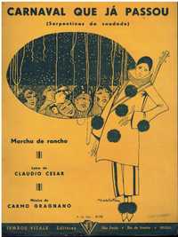 8016 - Partitura Carnaval que já passou Marcha de Rancho - 1947