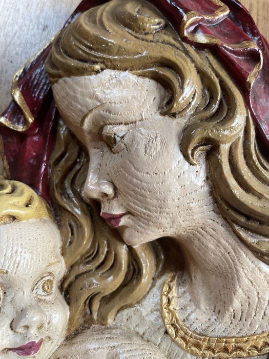 Painel Maria e Menino em Marfinite