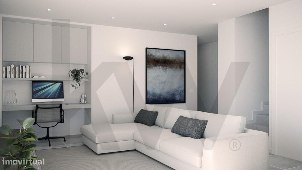 Apartamento T3 novo, localizado no último andar em Gambelas