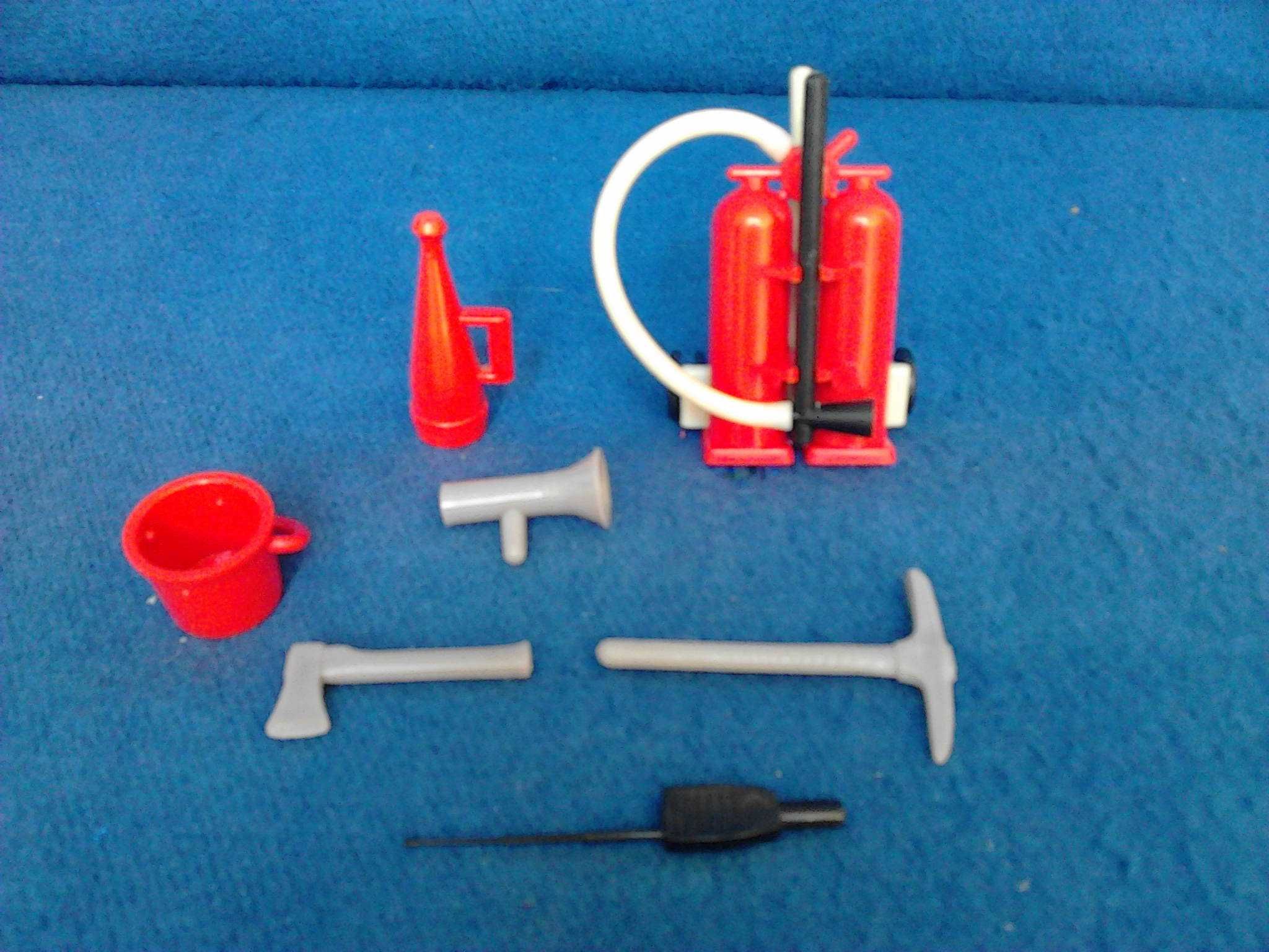 Playmobil / Famobil 3491 Bombeiros com Equipamento (1980) Vintage Raro