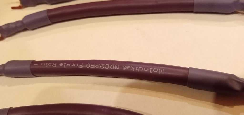 zworki na kablu melodika purple rain 2,5mm2 komplet 4 sztuki widełki