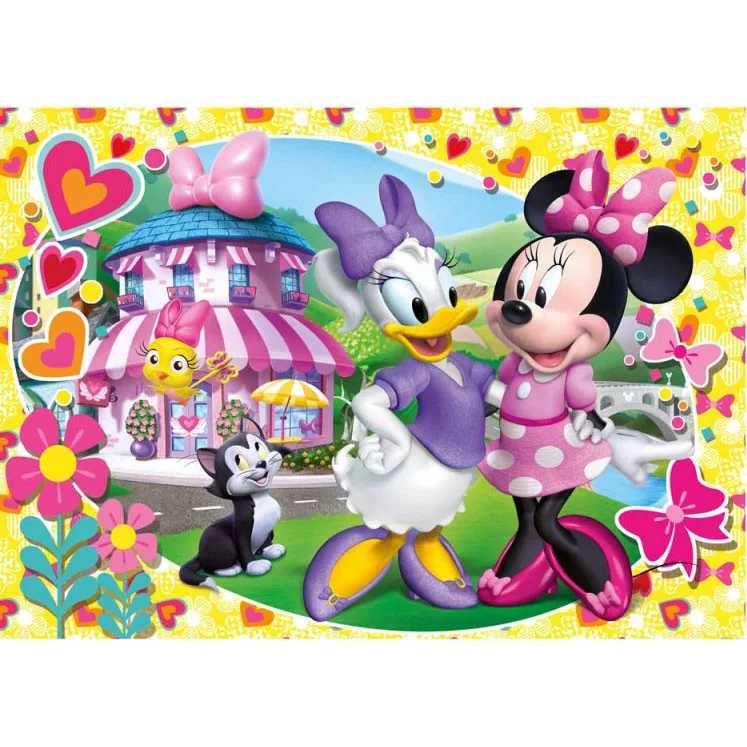 Puzzle Clementoni Minnie Boutique Super Color 38x27cm 104 peças