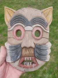 "Maska"-niesamowita rzeźba drewniana!