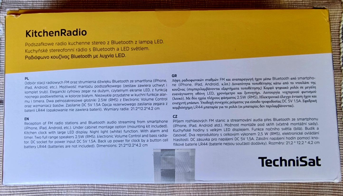 Radio kuchenne TechniSat
