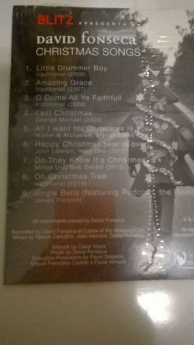 David Fonseca-Christmas Songs (portes incluídos)