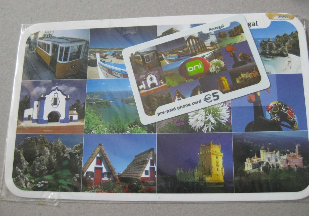 Bilhete Postal Mosaico 12 Cidades c/ Cartão Telefonico ONI Igual 2004
