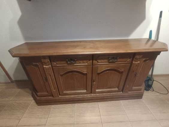 Dębowy kredens 190 cm długości