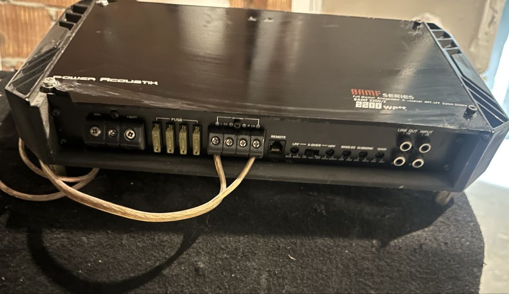 Підсилювач для сабвуфера 2.2 КВ  poweracoustic bamf2200/2