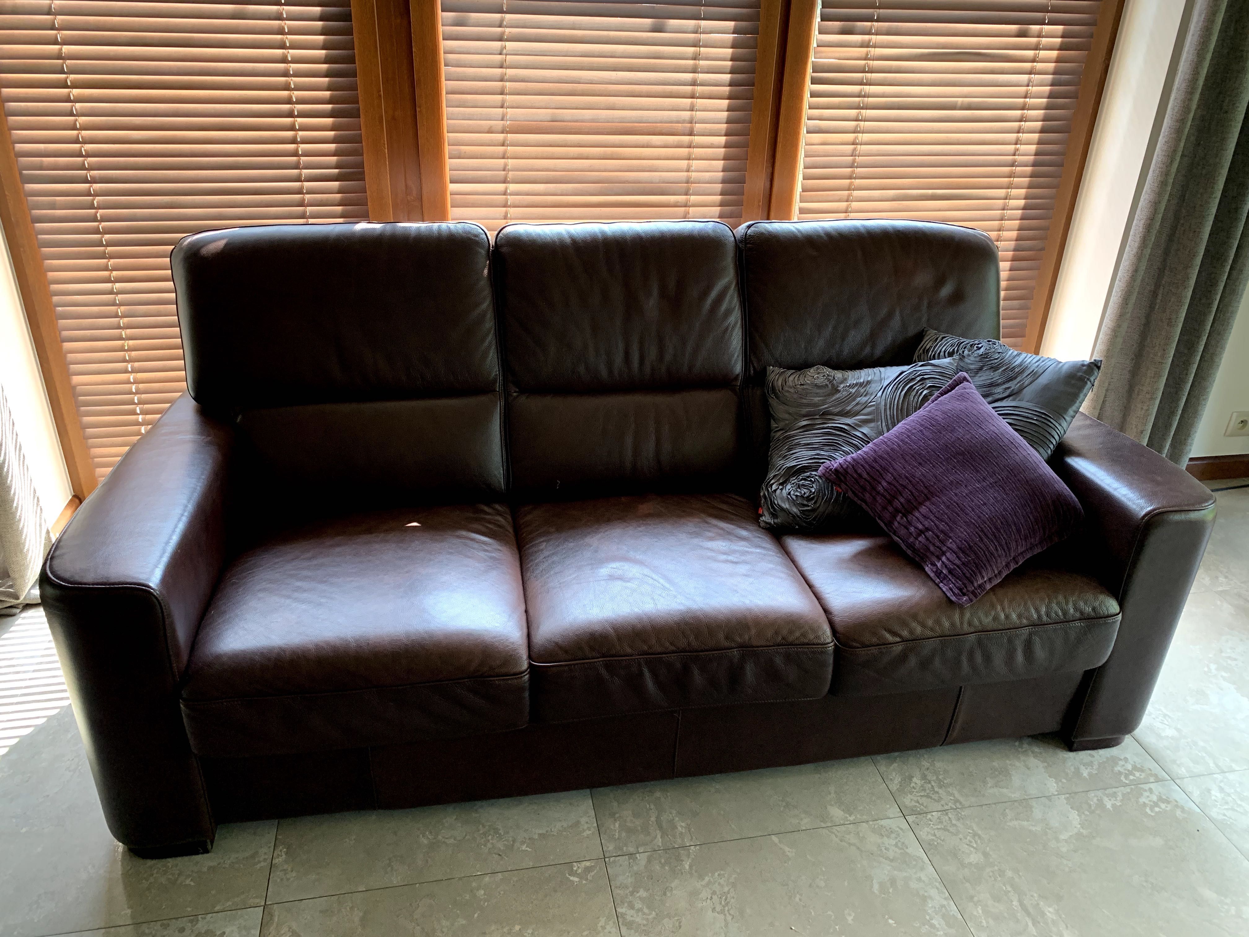 Sofa, fotel - skórzane  firmy KLER