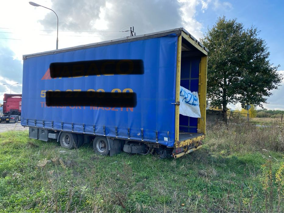 Przyczepa 12t burtowa niska