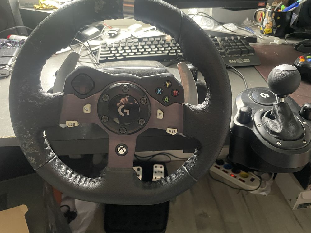 kierownica logitech g920 + shifter