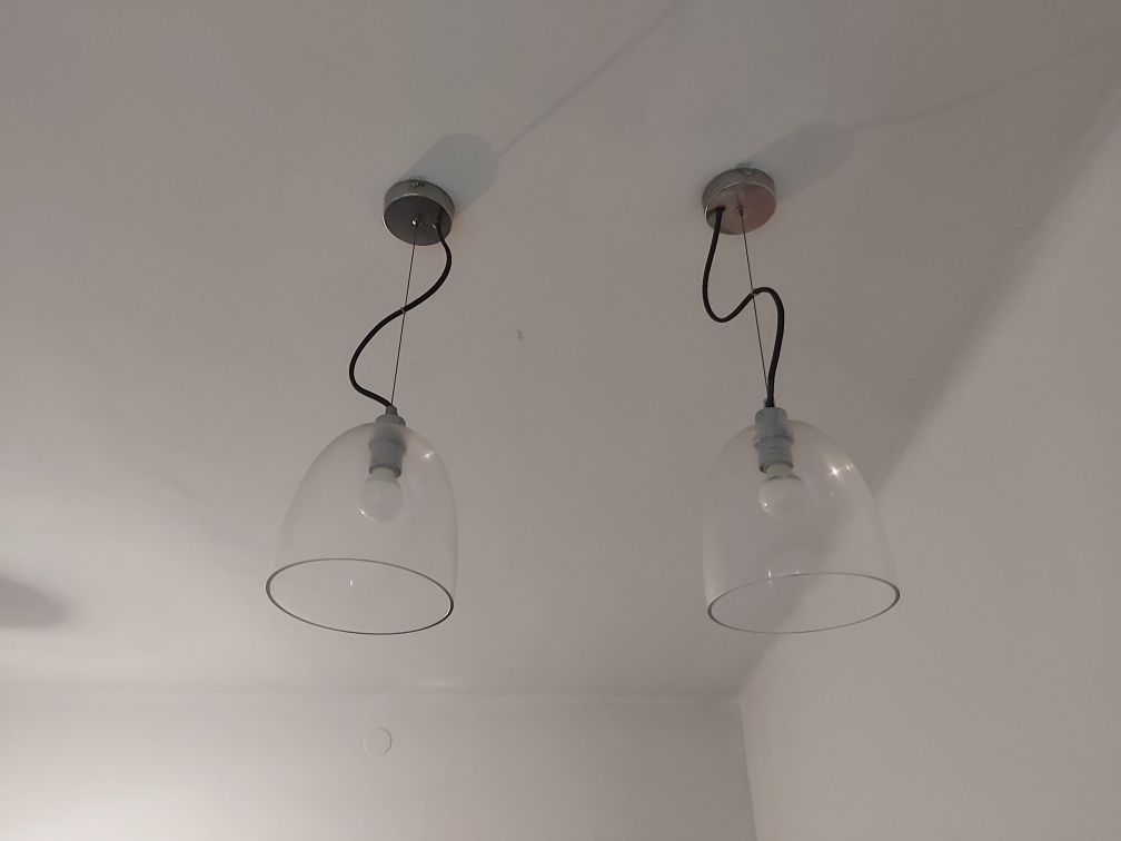 Lampy wiszące szklane