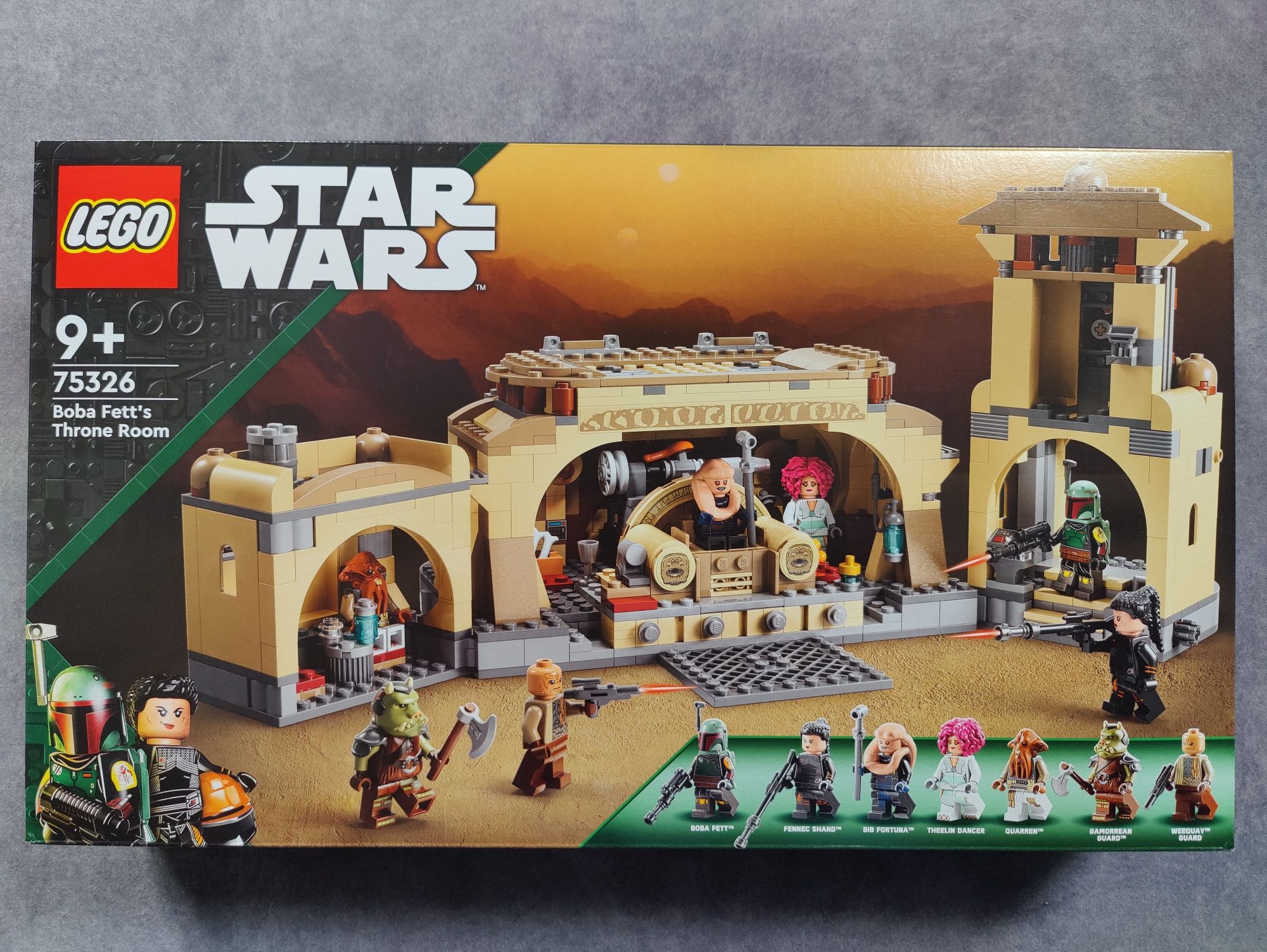 Lego Star Wars 75326 Sala tronowa Boby Fetta