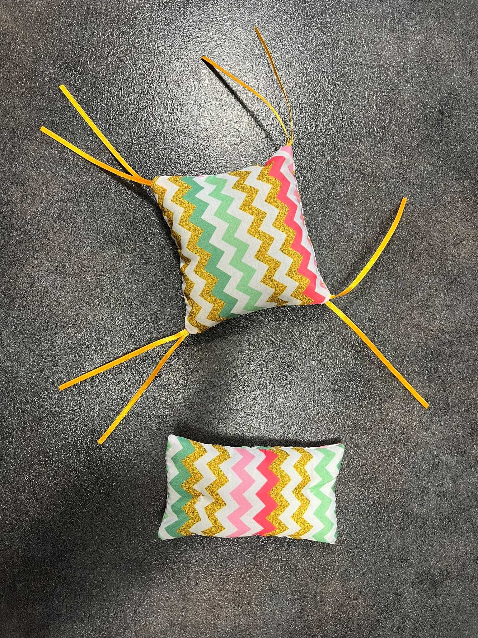 TIANI poduszki z kocimiętką Zig Zag – zestaw 2 sztuki