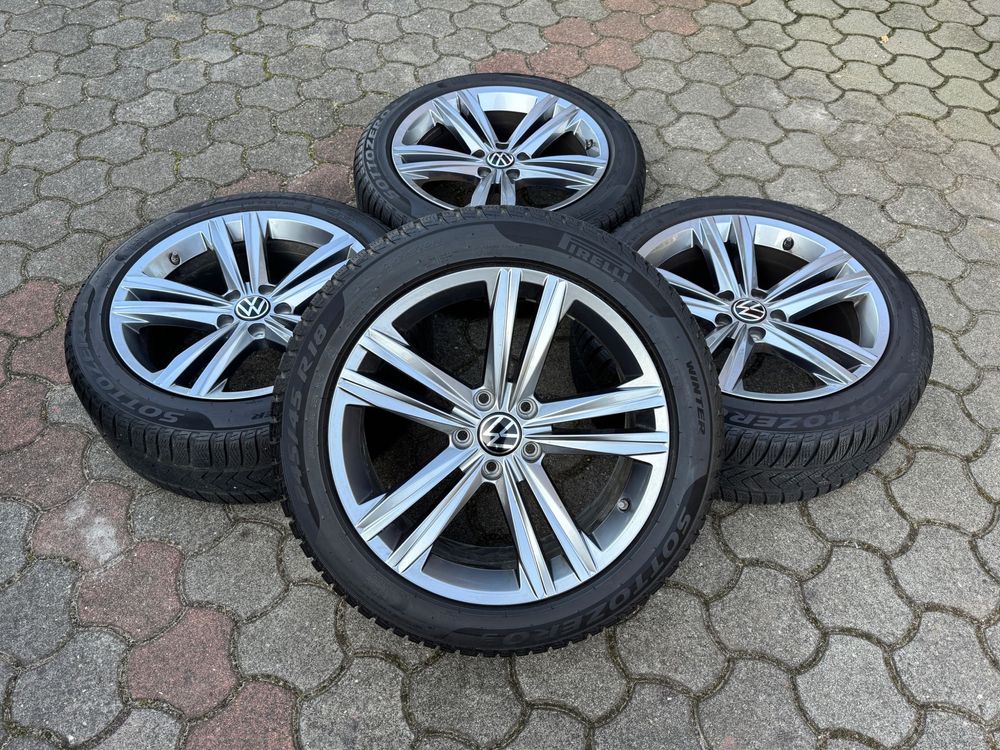 Felgi Vw Arteon R-Line czujniki opony  18 cali 5x112 oryginalne passat