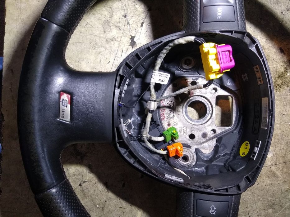 Kierownica airbag poduszka audi a4 b7 S-Line oryginał komplet skóra