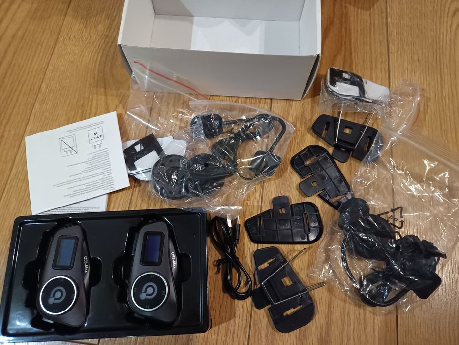 Kit 2 auriculares para capacetes moto