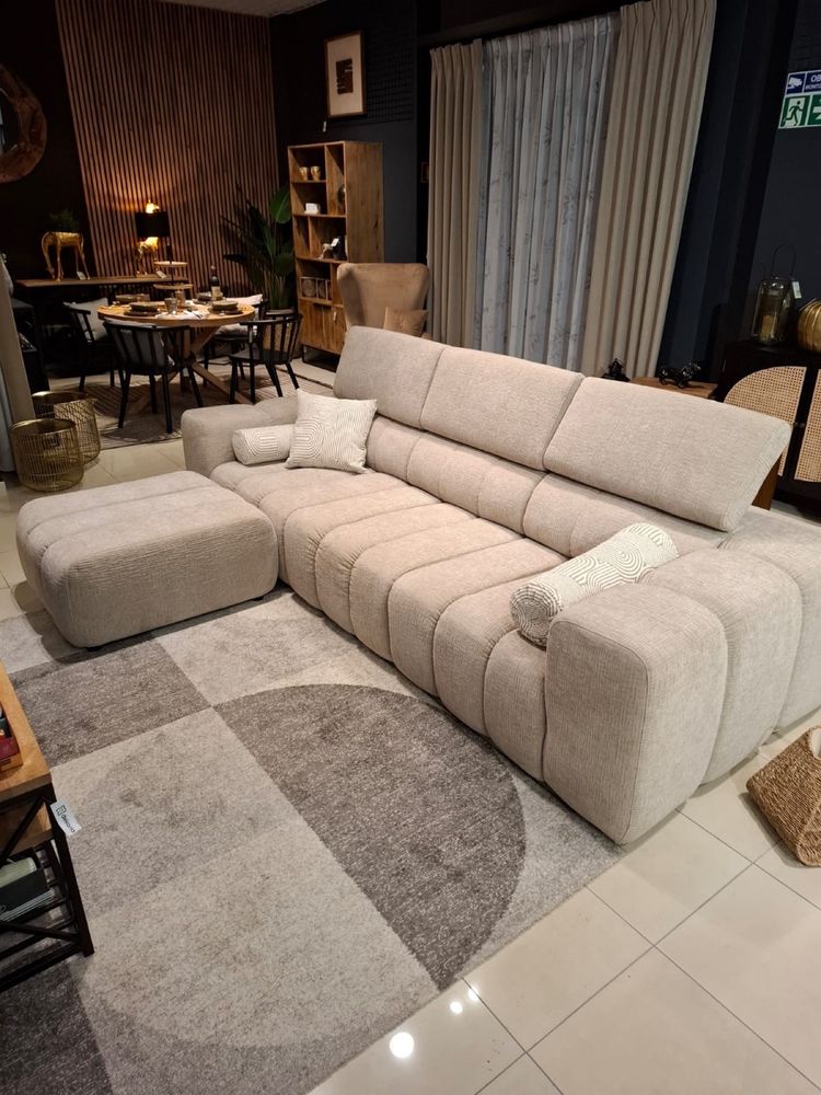 Sofa modułowa Puszman regulowane zagłòwki pufa narożnik
