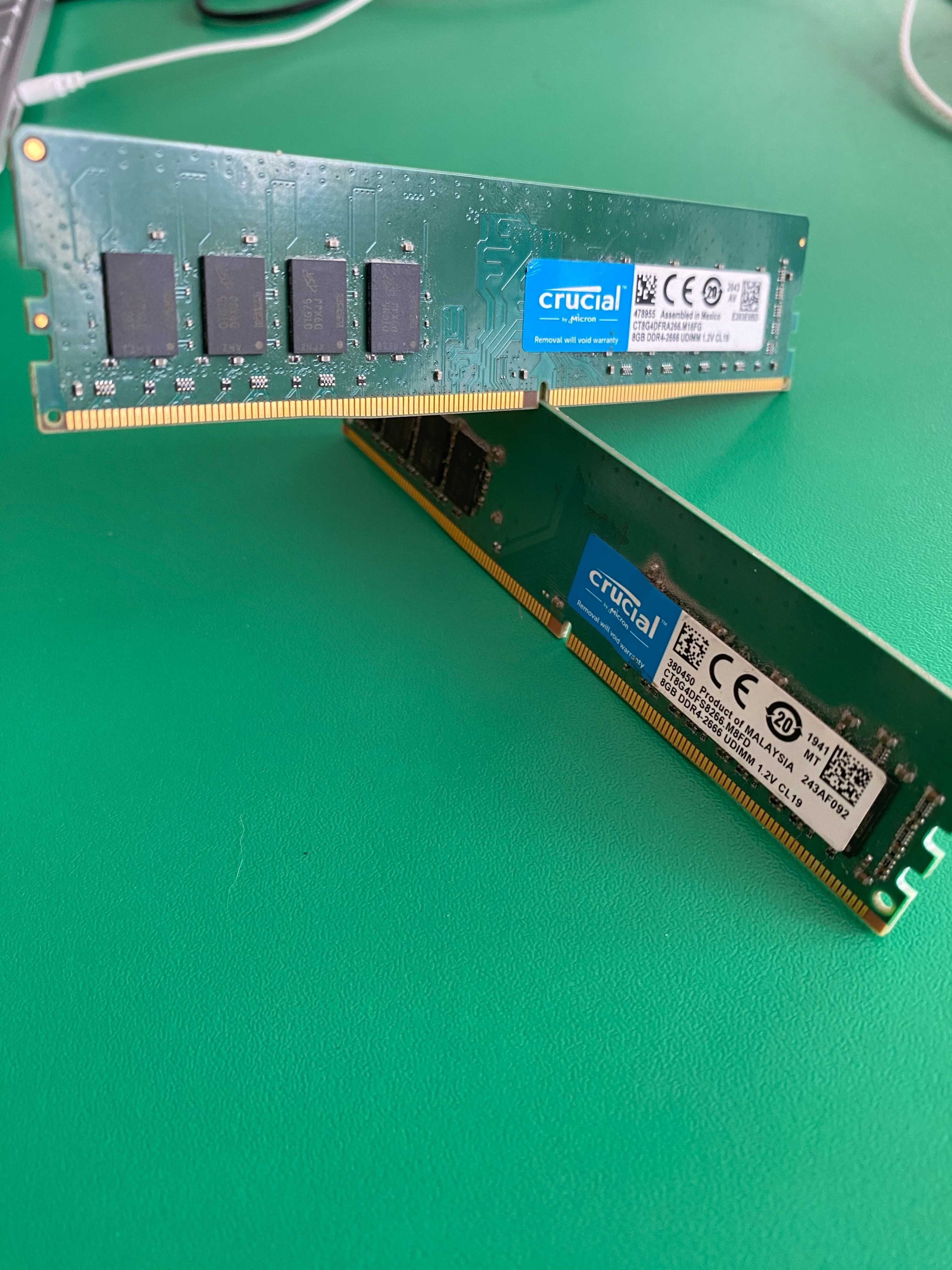 Оперативна пам'ять Crucial DDR4 16GB 2666Mhz