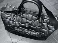 Torba torebka Emporio Armani sygnowana czarna
