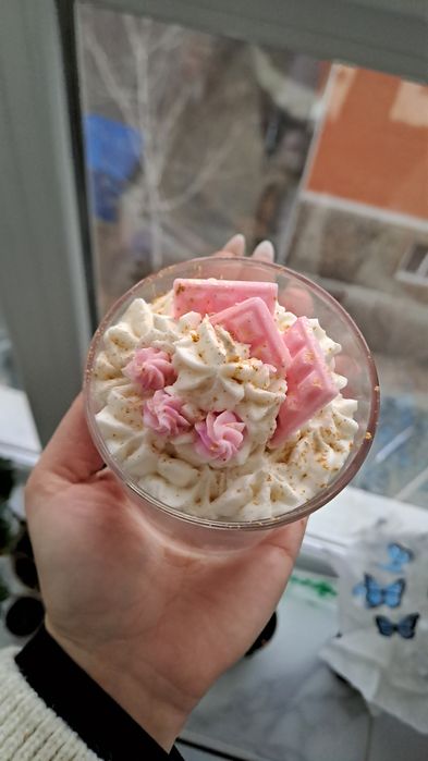 Свічка десерт ручної роботи