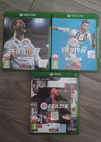 Zestaw gier FIFA 18, 19 i 21 Xbox one / Xbox Series X