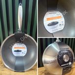 Patelnia WOK plaster miodu ze stali nierdzewnej indukcja 28cm głęboka
