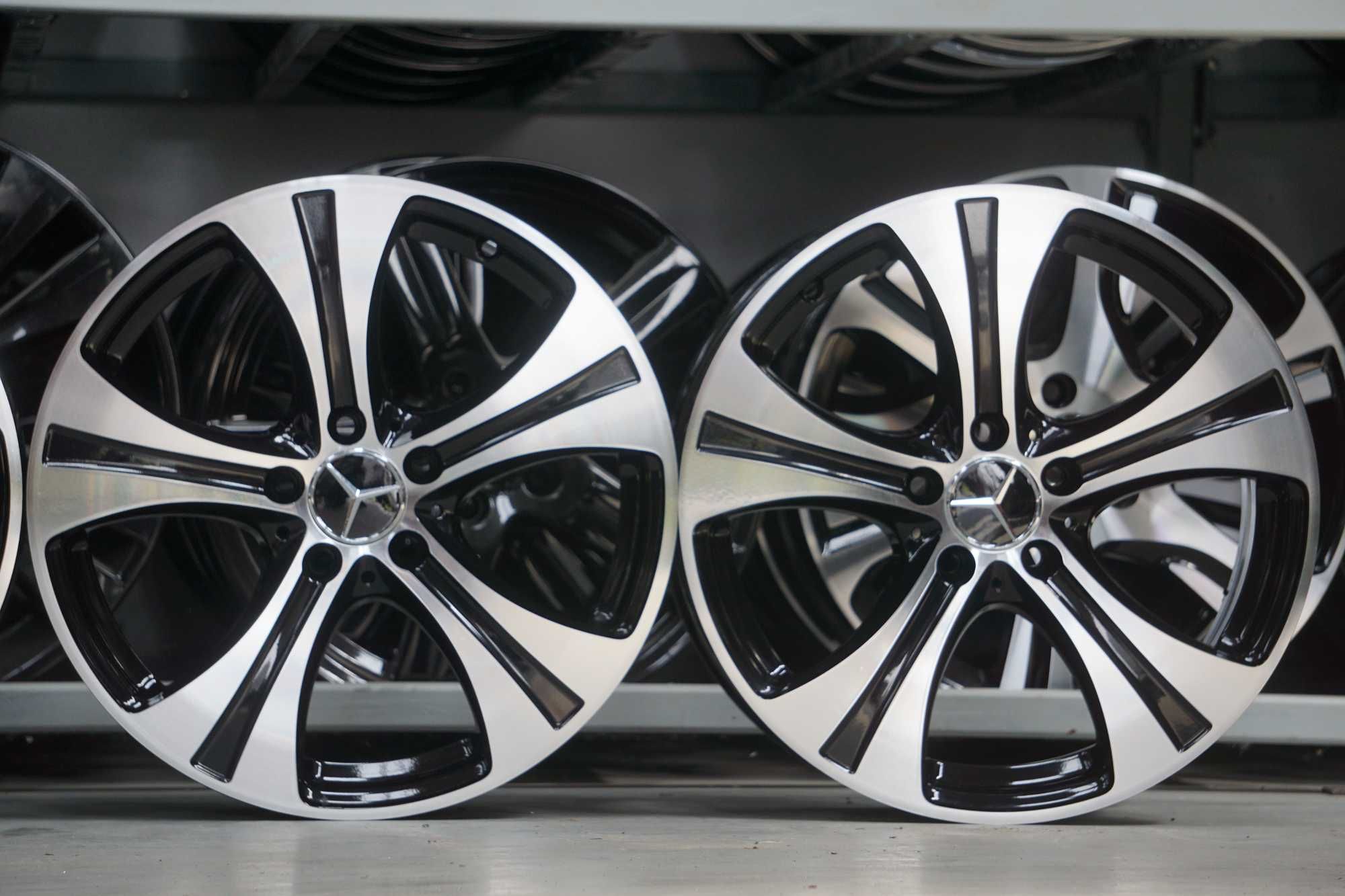 Alufelgi oryginał Mercedes 5x112 8Jx18 et38 cb66,6mm czarne, front cnc