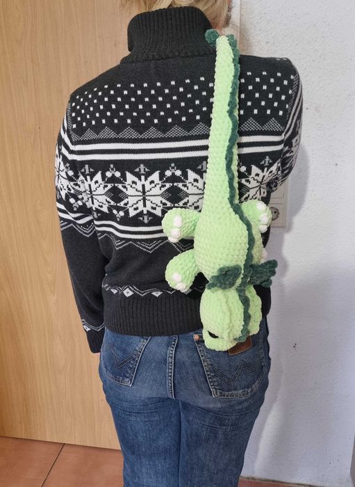 Dinozaur,Dino,Smok na szydełku