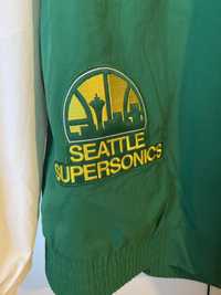 Nowa Kurtka Mitchell&Ness Seattle Supersonics L Bialy Kruk!