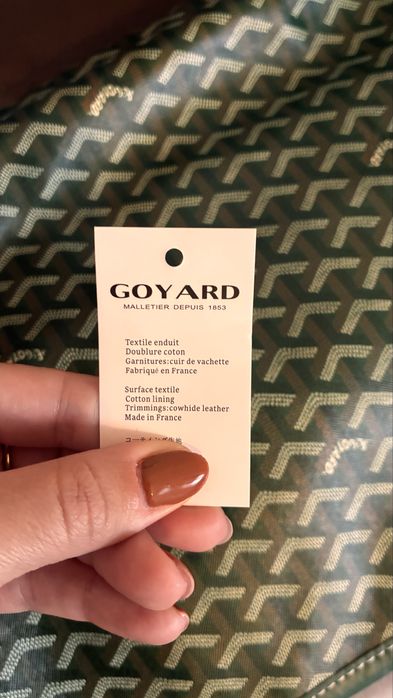 Mala Goyard Verde.