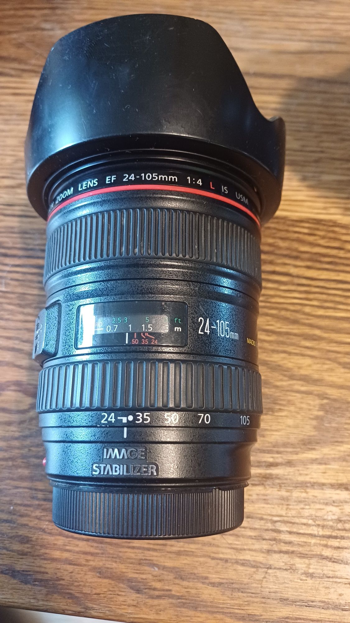 Canon EF 24-105mm f/4L IS USM + filtr Benro UV | bdb stan