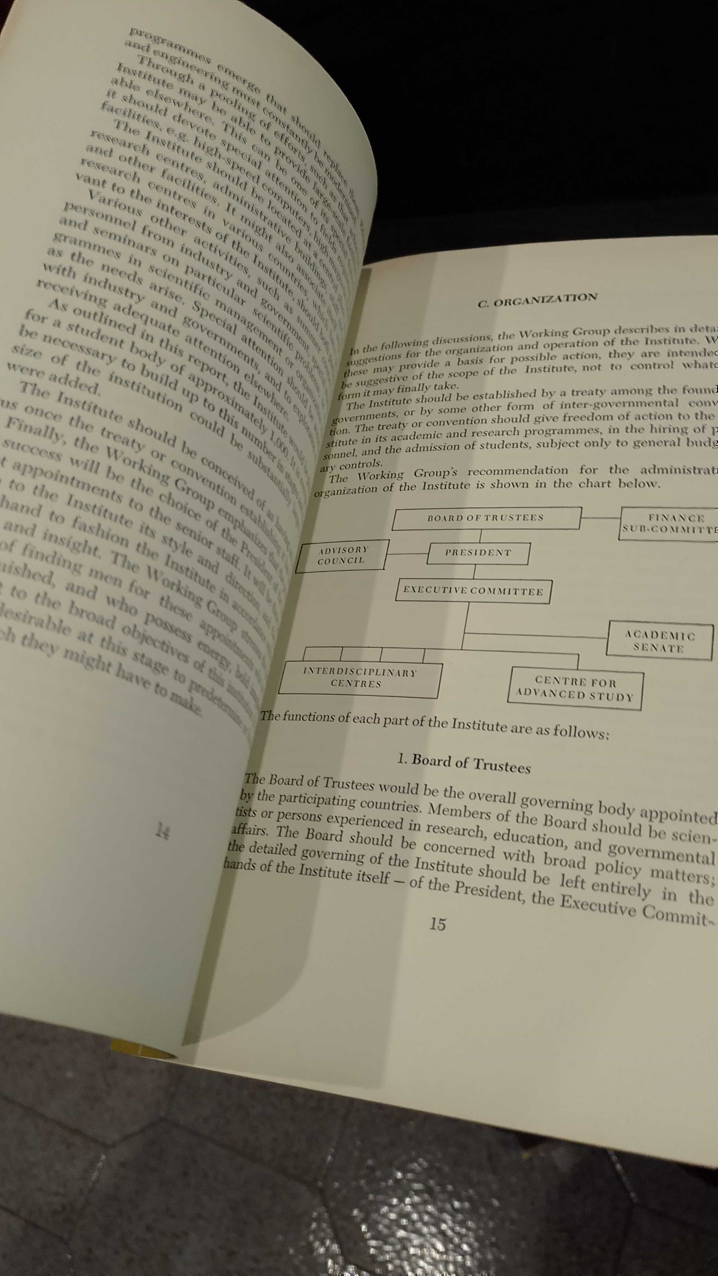 Proposal for an International Institute os Science and Technology