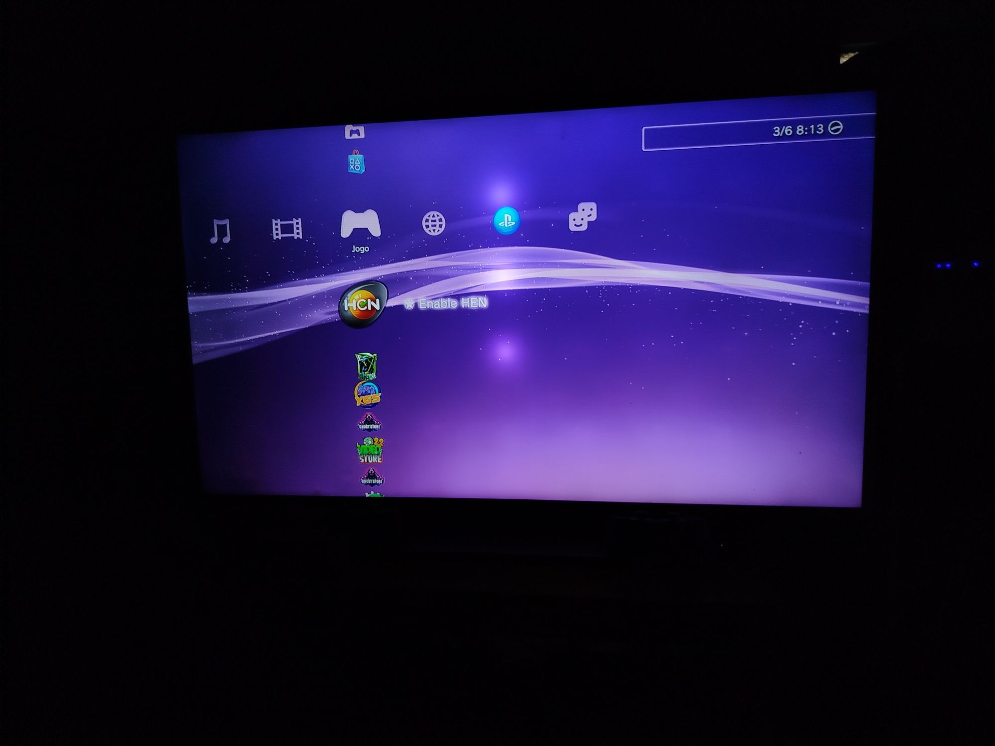 Playstation 3 com 4 comandos