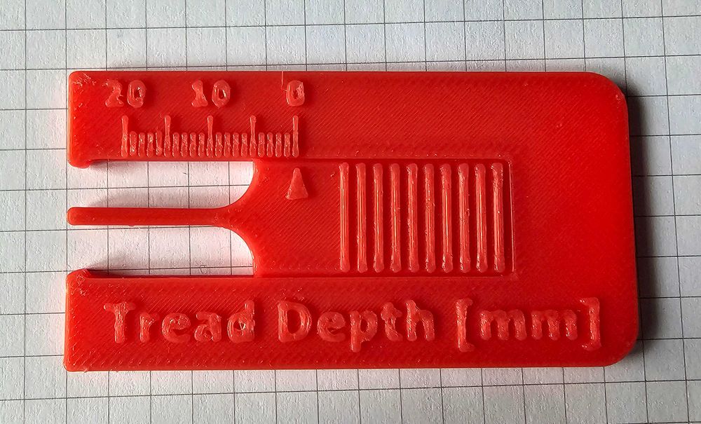Измеритель глубины протектора шин (Tread Depth Gauge)