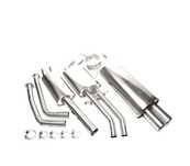 LINHA DE ESCAPE EM INOX PARA BMW E46 GASOLINA 98-06
