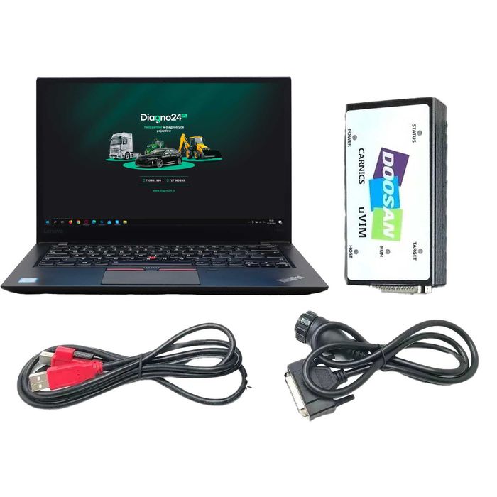 ZESTAW DIAGNOSTYCZNY Doosan DDT G2 Scan Maszyny Budowlane Doosan