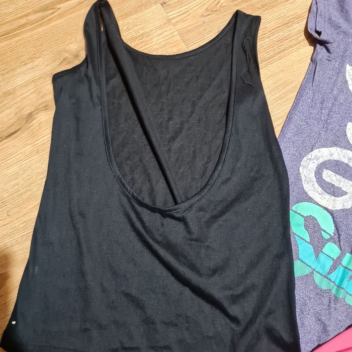 Superdry zestaw t-shirt koszulka bokserka top r. XS