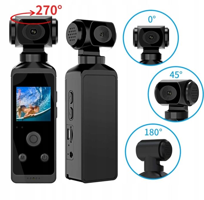 Kamera sportowa V850 4K Wi-Fi obrotowa