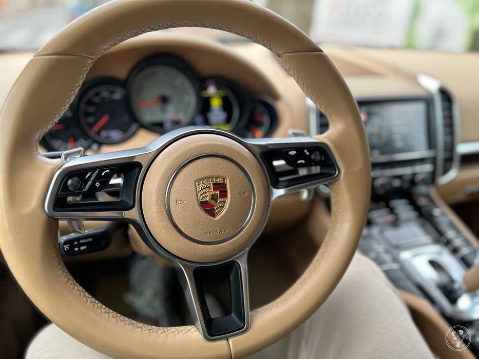 Porsche do ślubu: Porsche Cayenne S V8 beżowe skóry, auto od 800 PLN