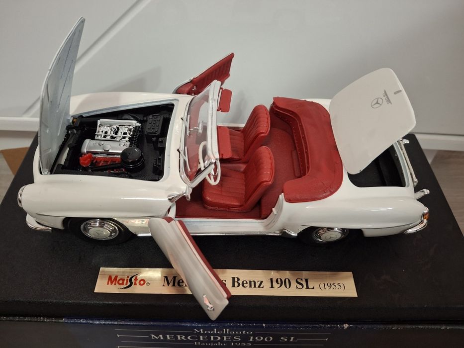 Samochód Kolekcjonerski Mercedes-Benz 190 SL 1955 Maisto 1:18