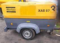 kompresor  Atlas copco XAS 57 3m3/min sprężarka śrubowa mobilny