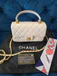 Mala Chanel Flap Branca