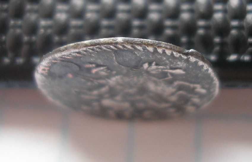 1 копейка 1718 г.Серебро!Редкая!